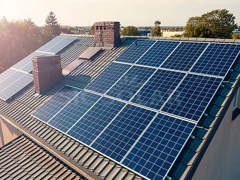 แผงโซลาร์เซลล์ 11KW ขายึดหลังคากระเบื้องสเปน