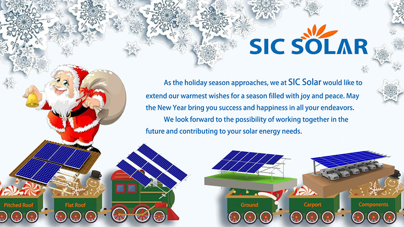 SIC Solar ขออวยพรให้คุณสุขสันต์วันคริสต์มาสและสวัสดีปีใหม่