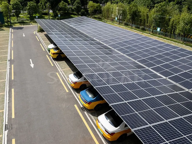 ระบบติดตั้งพลังงานแสงอาทิตย์ Carport กันน้ำ 250KW ในฟิลิปปินส์