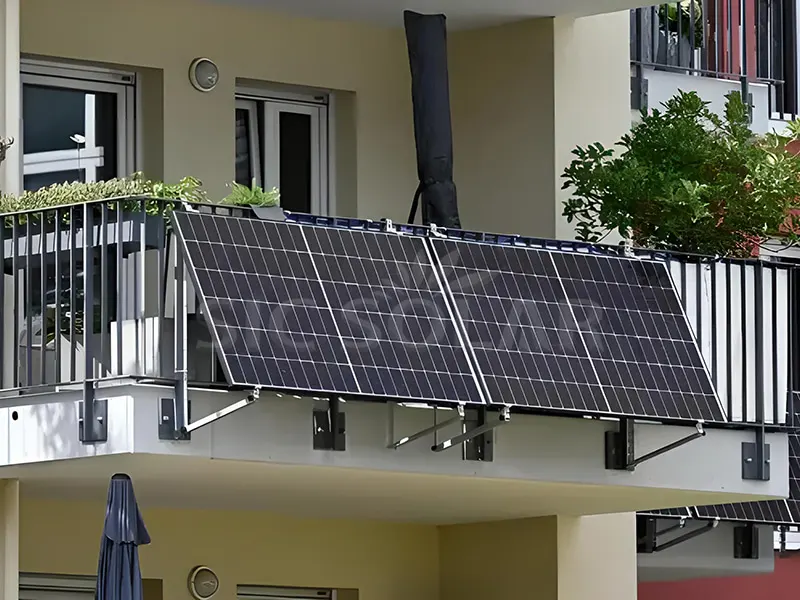 ตัวยึดพลังงานแสงอาทิตย์แบบง่ายบนระเบียง 2KW ในไอร์แลนด์