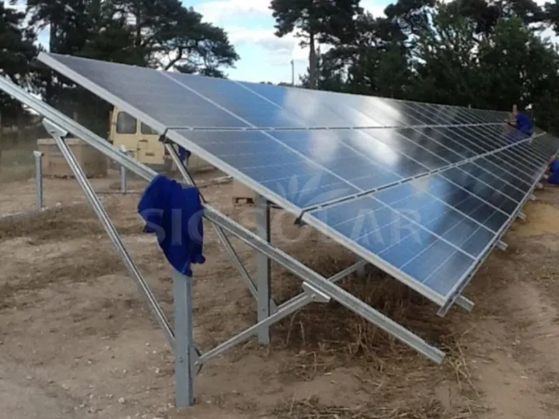 ระบบติดตั้งภาคพื้นดินชนิด Solar Y 50KW ในอินโดนีเซีย