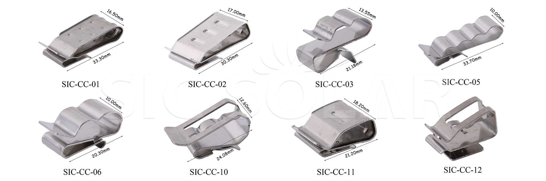 solar cable wire clips