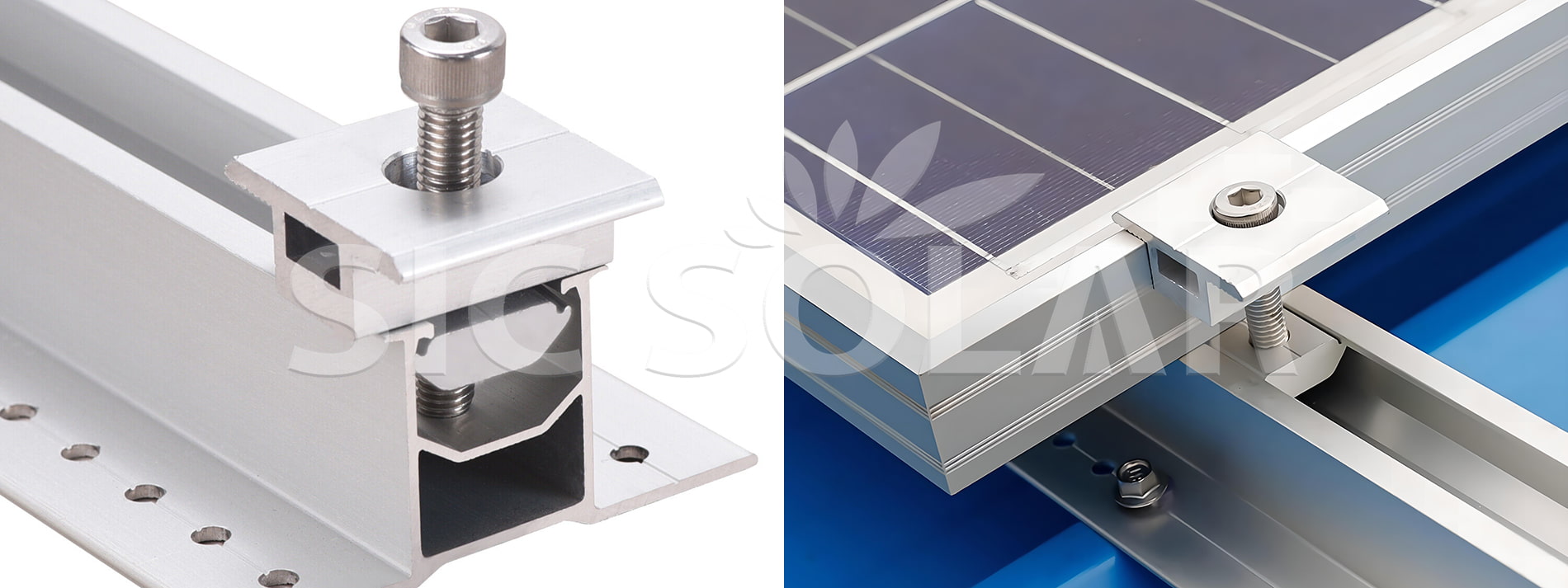 solar mounting mid clamp