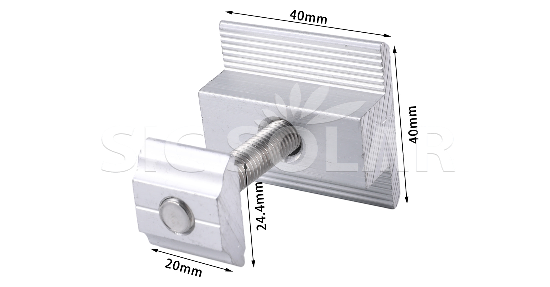 solar panel mount mid clamp