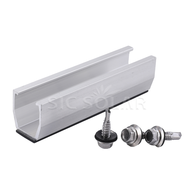 รางอลูมิเนียมพลังงานแสงอาทิตย์ขนาดเล็ก